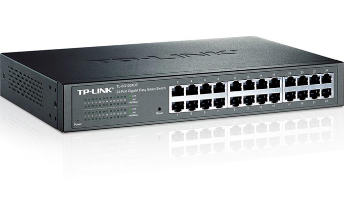 TP-LINK 24-Port Gigabit Ethernet Easy Smart Switch (TL-SG1024DE) - One of the Most User friendly Network Switch of 2023