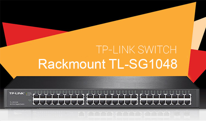 TP-LINK 48-PORT GIGABIT ETHERNET RACKMOUNT SWITCH (TL-SG1048)