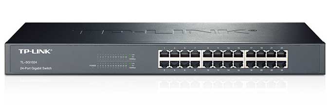 TP-LINK 24-Port Gigabit Ethernet Rackmount Switch (TL-SG1024) - Best rackmount Ethernet switches of 2024